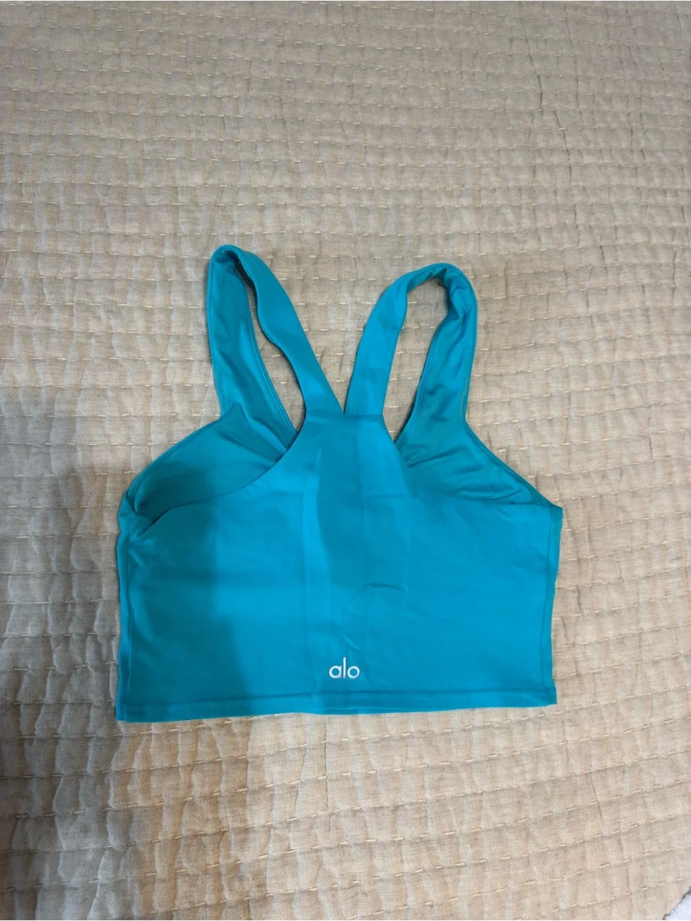 ALO Yoga Airbrush Real Bra Tank - Blue